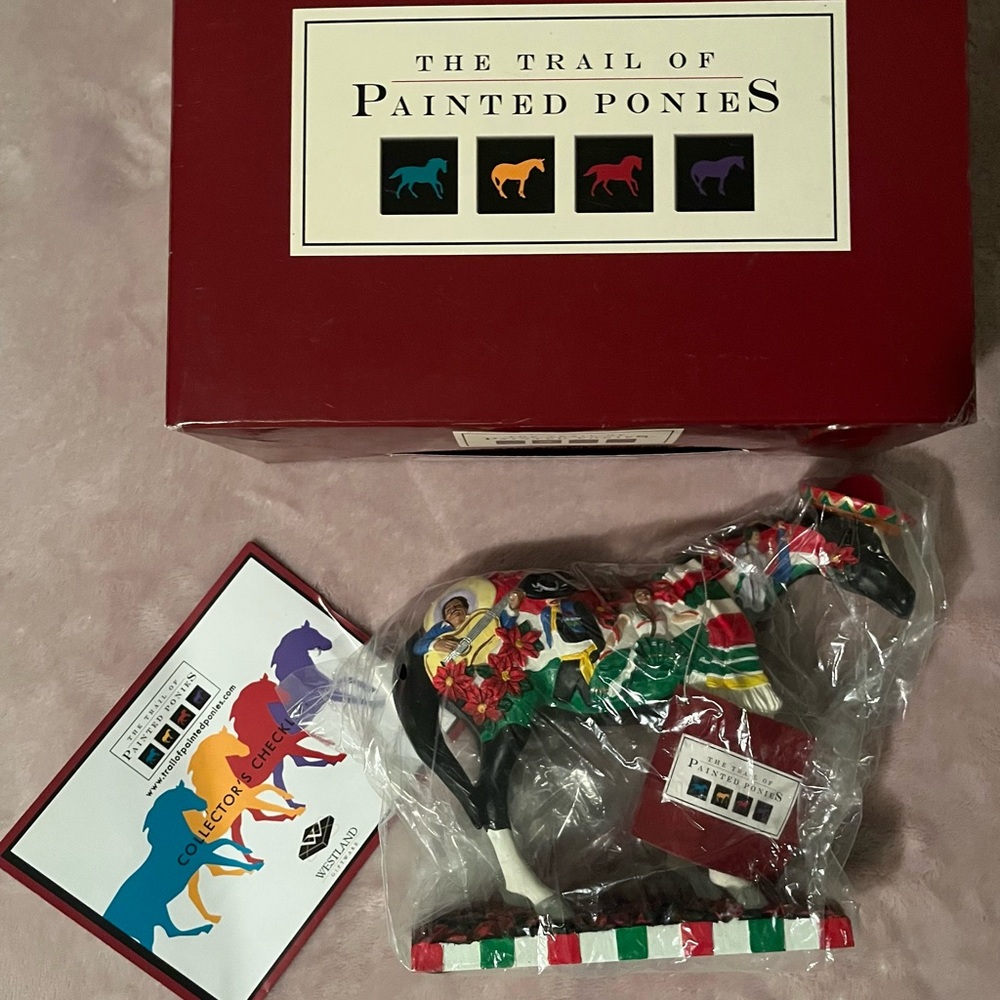 The trail of painted ponies Feliz Navidad.  Item 12259, 1E, 7162